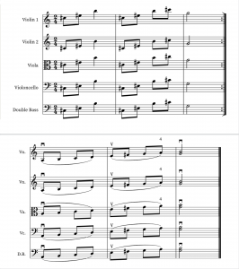 Sections of Jupiter written for each instrument.